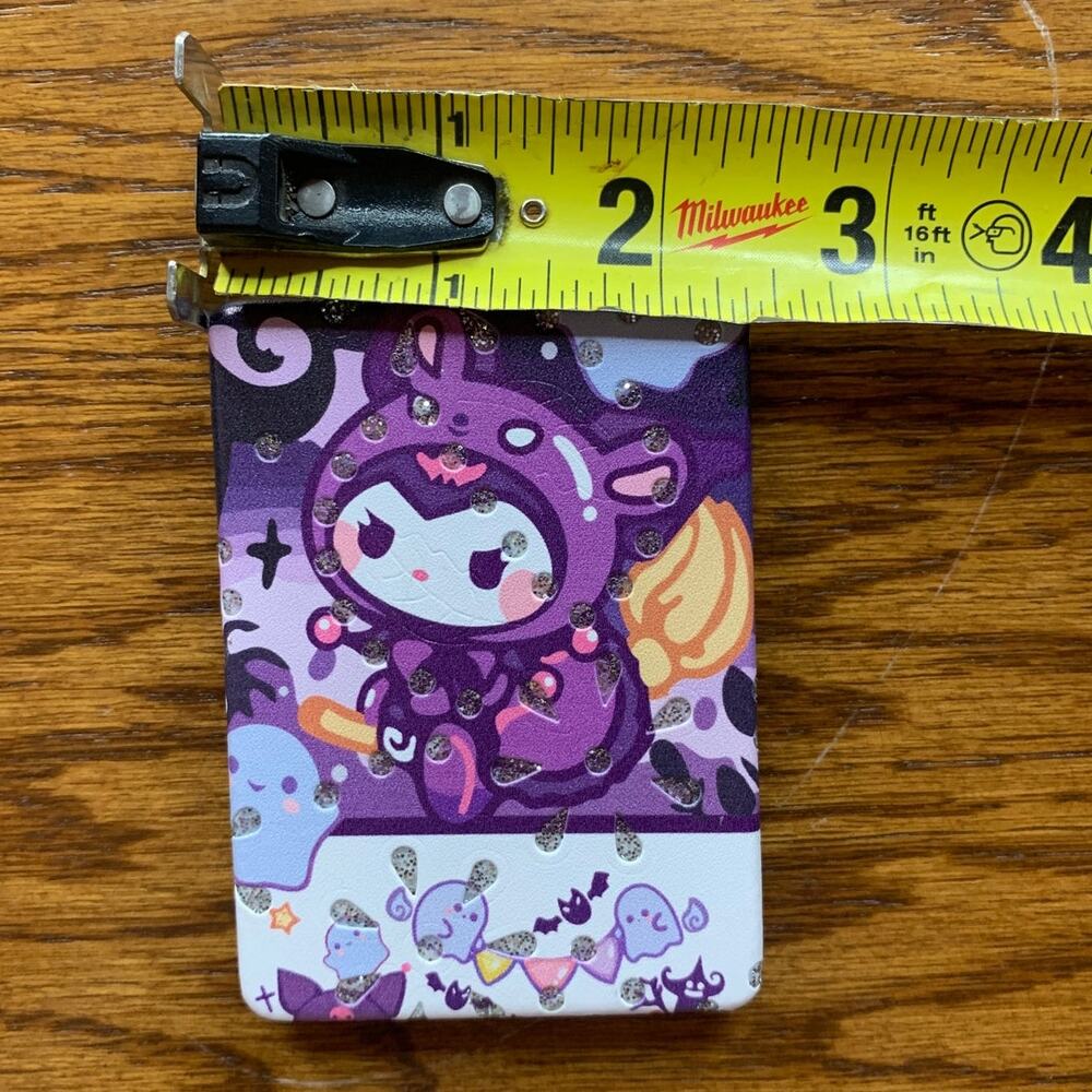 Kuromi Hello Kitty Pocket Mirror Purple - Picture 2 of 4